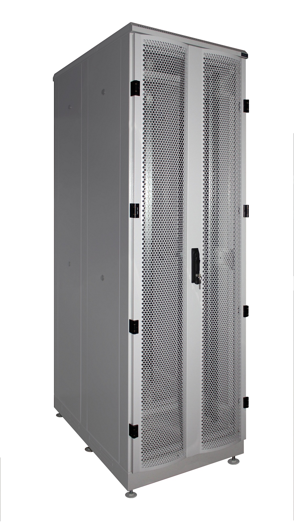 Шкаф напольный серверный разборный МиК 19" 42U 800*1000 дверь металл