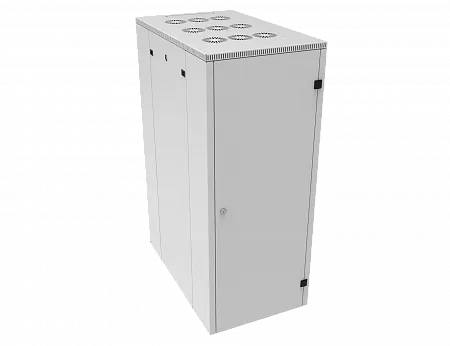 Шкаф телекоммуникационный напольный МИКсистем 19" серия ECO-L 24U 600*1000 дверь металл серый
